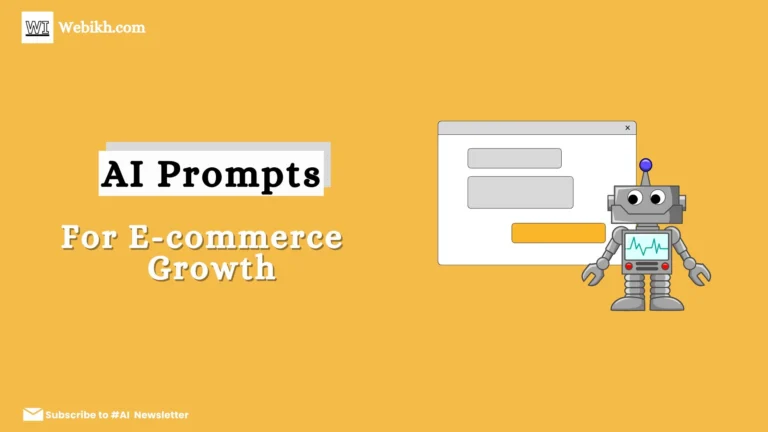 6 ChatGPT prompts for Ecommerce business like Shopify in 2024